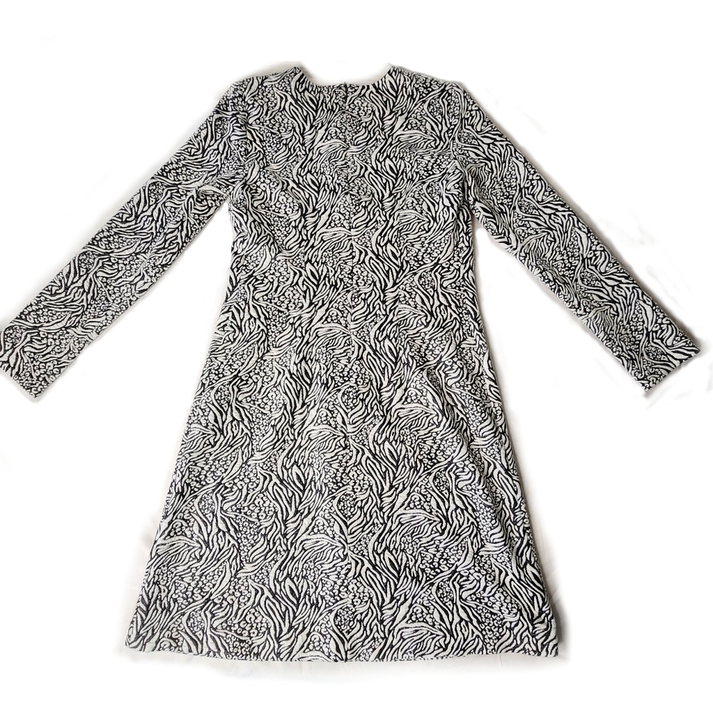 Camicettasnob A Line Dress Textured Abstract Print Size 38 career office
